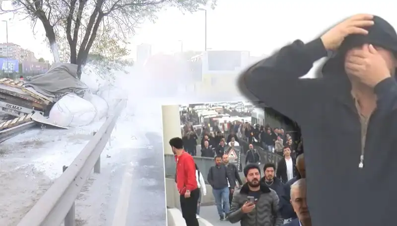 D-100'de Alçı Yüklü TIR Kazası Trafiği Felç Etti