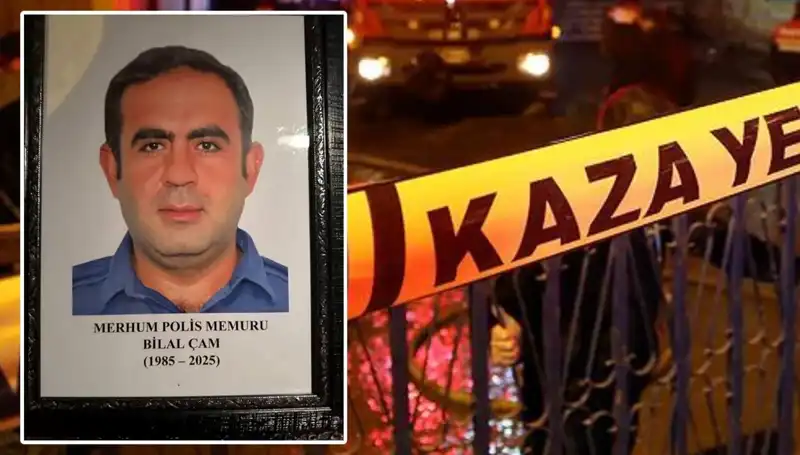 Trafik Kazasında Hayatını Kaybeden Polis Memuru Taşınırken Duygusal Anlar Yaşandı