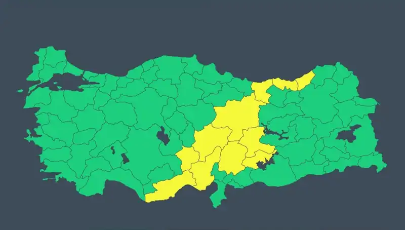 Ülke Genelinde 11 İle Yağış ve Fırtına Uyarısı Geldi!