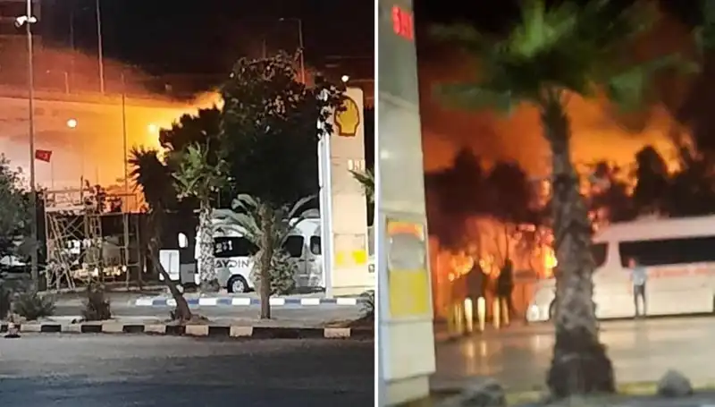 İzmir Otogarı'nda Şok! Büyük Bir Yangın Korku Saçtı