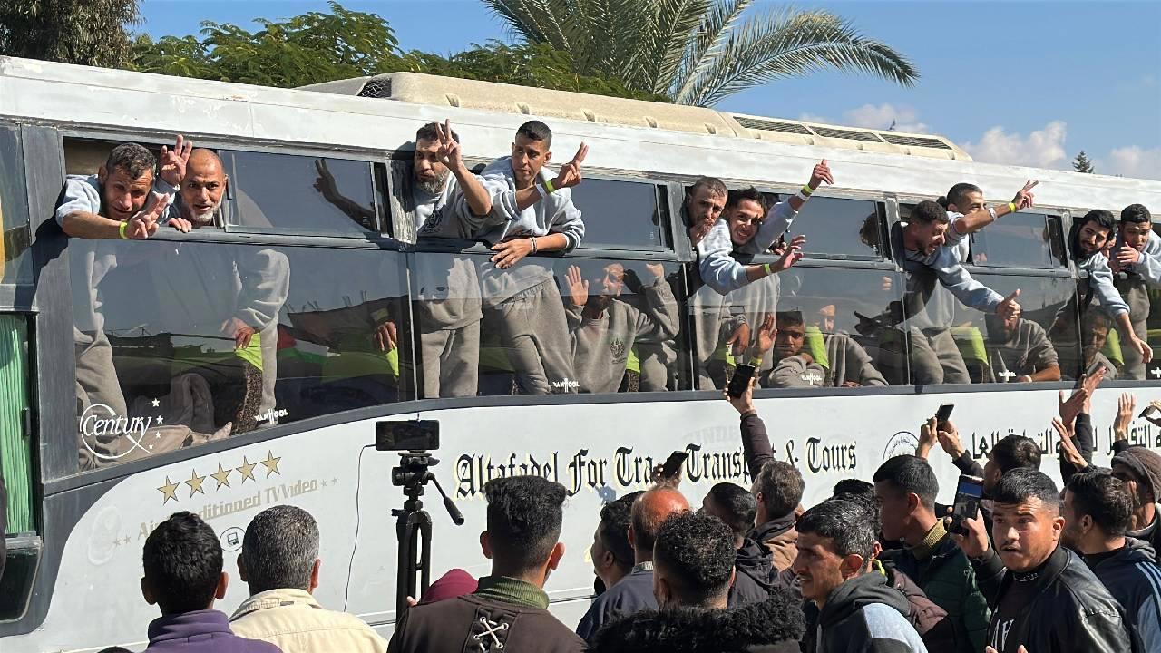 Filistinli rehine takasında 183 kişi serbest bırakıldı