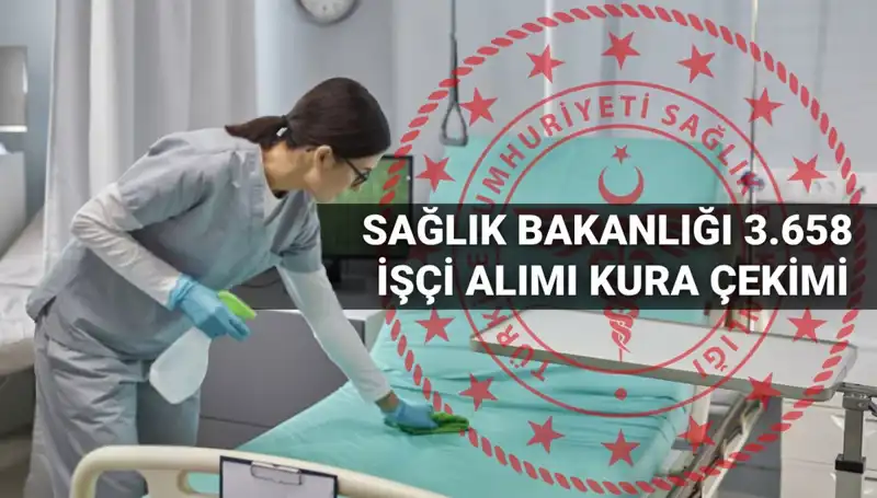 2025’te Sağlık Bakanlığı'na 3.658 İşçi Alımı Kura Tarihi Açıklandı!