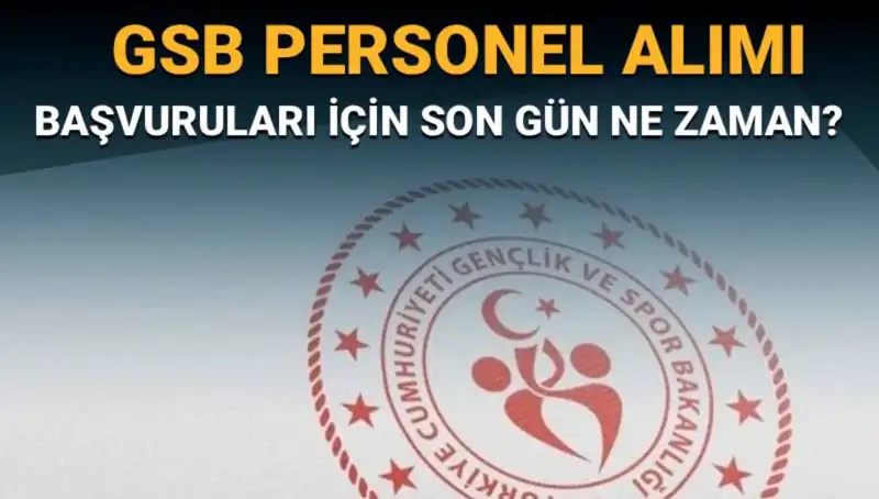 Gençlik ve Spor Bakanlığı Yeni Personel Alımında Son Başvuru Tarihini Açıkladı!