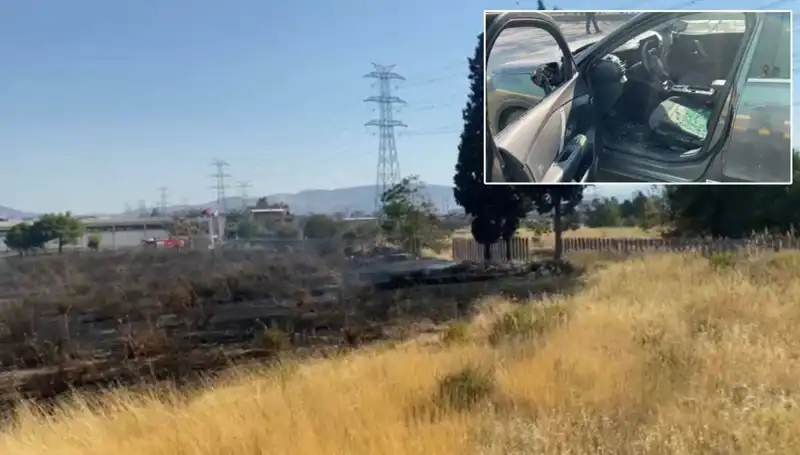 İzmir'de Otluk Alanda Patlayan Yangın AVM Otoparkına Sıçradı!